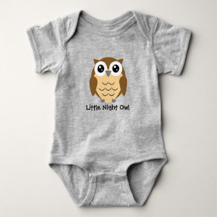 Little Owl Design Baby-Body Baby Strampler