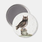 Little Owl Magnet (Vorderseite/Rückseite)