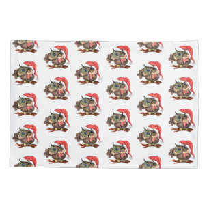Little Owl mit Geschenk Weihnachtskissen Case Kissenbezug
