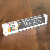 Little Owl | Name des Lehrers Namensplakette (Seite)