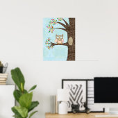 Little Owl Poster (Heimbüro)