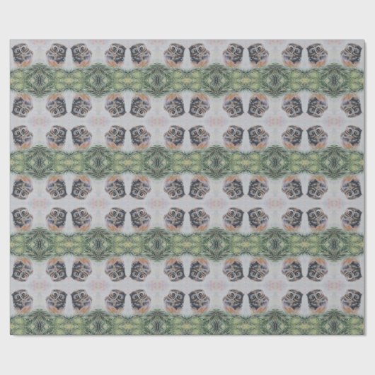 Little Owl Wrapping Paper Geschenkpapier (Flach)