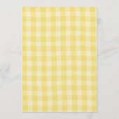 Little Pancake Brunch Theme Gender Reveal Einladung (Rückseite)