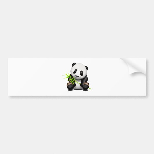 Little Panda Autoaufkleber (Vorne)