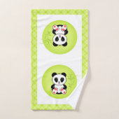 Little Panda Badhandtuch Set (Handtuch)