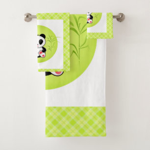 Little Panda Badhandtuch Set