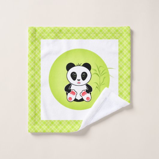 Little Panda Badhandtuch Set (Waschlappen)