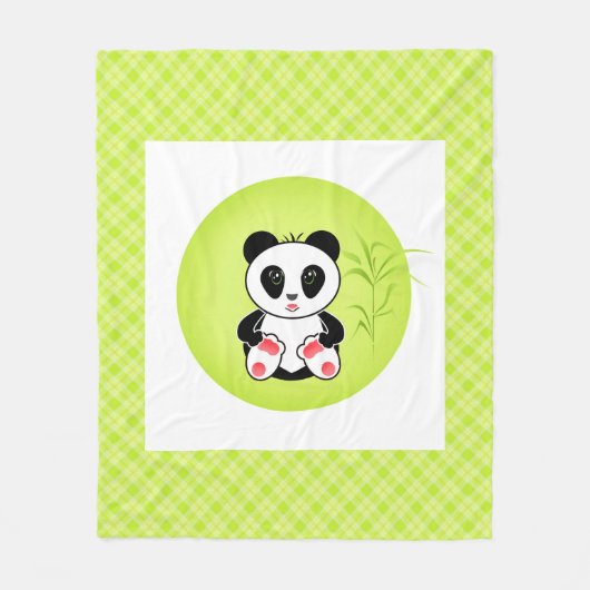 Little Panda Fleecedecke (Vorderseite)