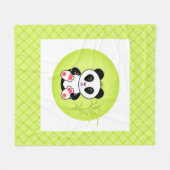 Little Panda Fleecedecke (Vorderseite (Horizontal))