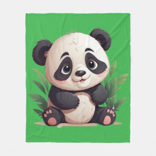 Little Panda Fleecedecke (Vorderseite)