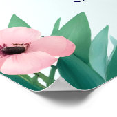 Little Panda Greenery Baby Dusche Begrüßungszeiche Poster (Ecke)