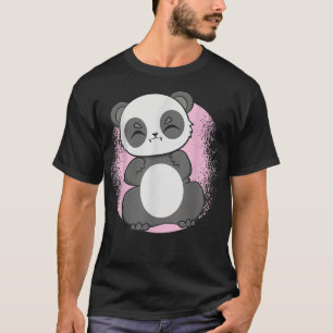 Little Panda I m Just Here For The Snacks Cute Bea T-Shirt