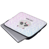 Little Panda Laptopschutzhülle (Vorne Knopf)