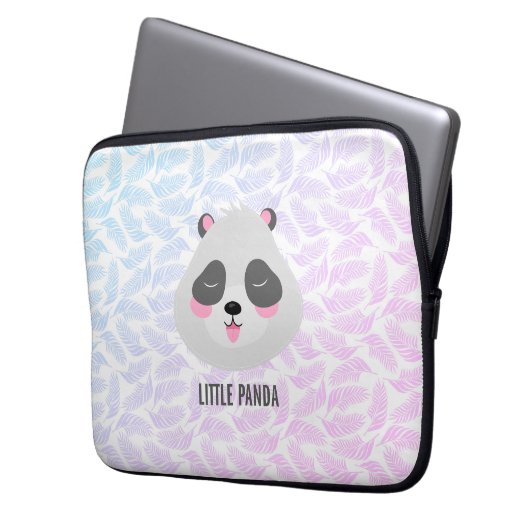 Little Panda Laptopschutzhülle (Vorderseite Links)