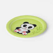 Little Panda Pappteller (Schrägansicht)