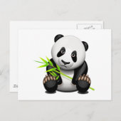 Little Panda Postkarte (Vorne/Hinten)