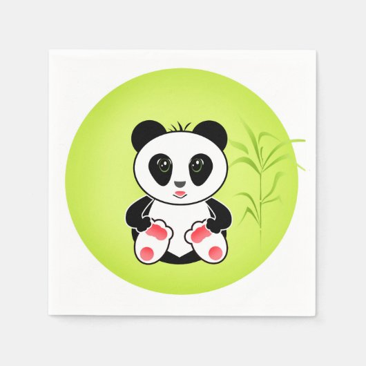 Little Panda Serviette (Vorderseite)