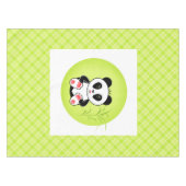 Little Panda Tischdecke (Vorderseite (Horizontal))