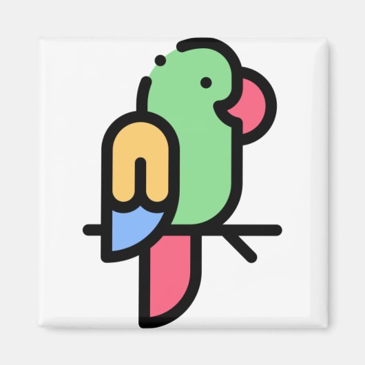 Little Parrot Magnet (Vorne)
