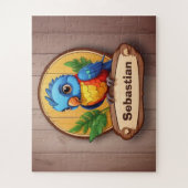 Little Parrot Personalisiert Puzzle (Vertikal)