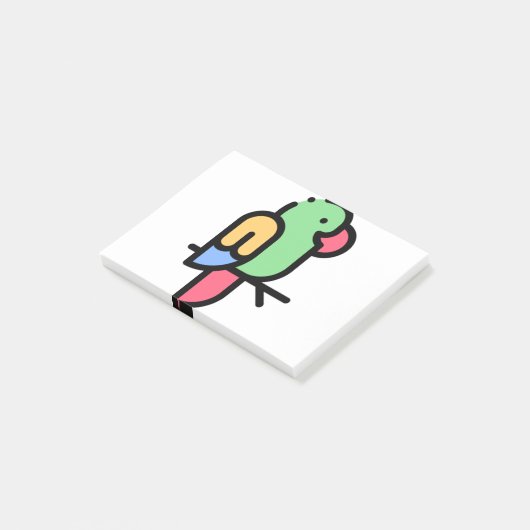 Little Parrot Post-it Klebezettel (angewinkelt)