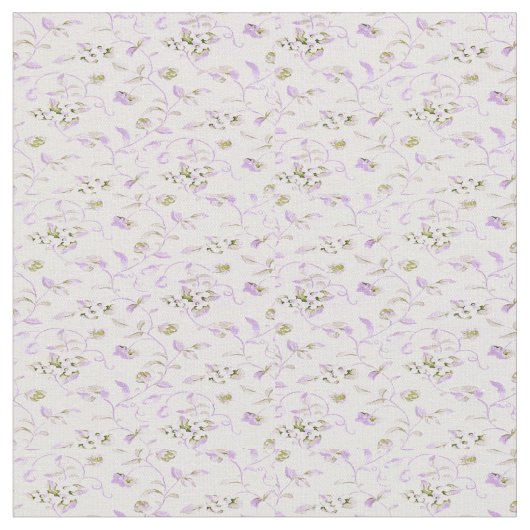 Little Pastel Lila Floral Stoff (Nahaufnahme)