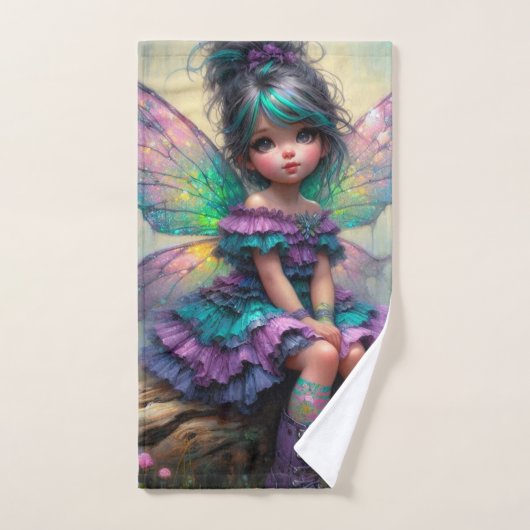 Little pastel themed fairy handtuch (Handtuch)
