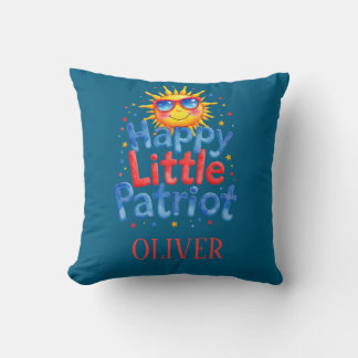 Little Patriot 4th of July Decor Kissen