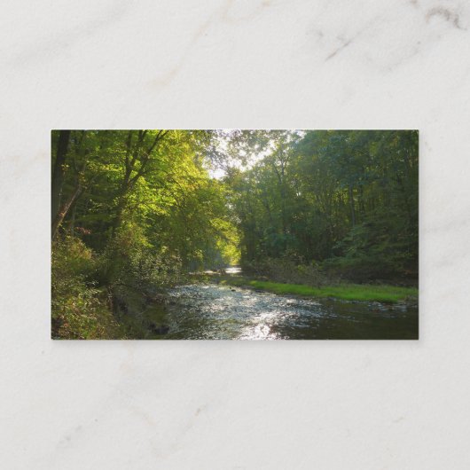 Little Patuxent River von Savage Park Visitenkarte (Rückseite)