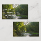 Little Patuxent River von Savage Park Visitenkarte (Vorne/Hinten)