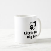 Little Paws Big Love Mug Kaffeetasse (VorderseiteRechts)