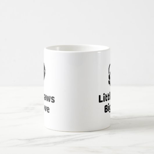 Little Paws Big Love Mug Kaffeetasse (Mittel)