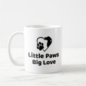 Little Paws Big Love Mug Kaffeetasse (Links)