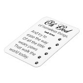 Little Paws Prayer for Homeless Dogs & Cats Magnet (Linke Seite)