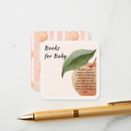 Little Peach Books for Baby Enclosure Card Begleitkarte