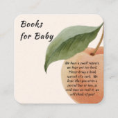 Little Peach Books for Baby Enclosure Card Begleitkarte (Vorderseite)