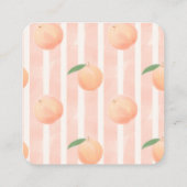 Little Peach Diaper Raffle Enclosure Card Begleitkarte (Rückseite)