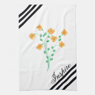Little Peach Floral Designer Küchentücher