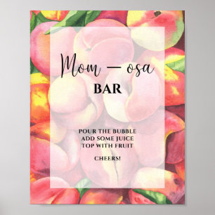 Little Peach \ Mom-osa Bar Poster