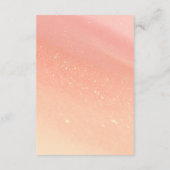 Little Peach Orchard Baby Shower Begleitkarte (Rückseite)