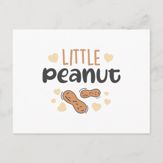 Little Peanut Baby Postkarte (Vorderseite)