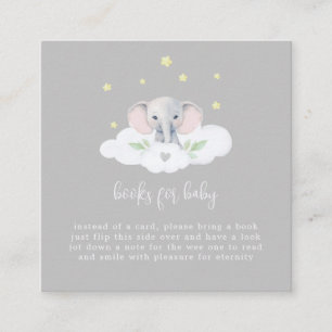 Little Peanut Baby Shower Books for Baby Gray Begleitkarte