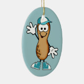 Little Peanut (blau) Keramikornament (Rechts)