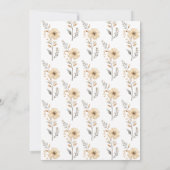 Little Peanut Blue Baby Elephant Baby Dusche Einladung (Rückseite)