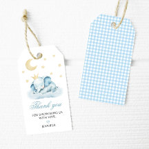 Little Peanut Blue Elephant Baby Dusche Vielen Dan