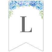 Little Peanut Boy Blue Elephant Dusche Sprinkle Wimpelkette (Zweite Fahne)