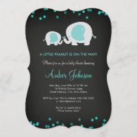 Little Peanut Chalkboard Blue Baby Dusche laden ei