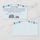 Little Peanut Diaper Raffle Card Begleitkarte (Vorne/Hinten)