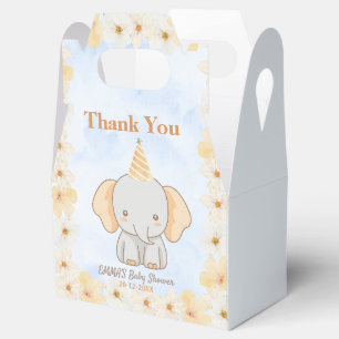 Little Peanut Dreams - Elephant Baby Shower Geschenkschachtel