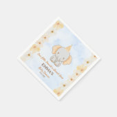 Little Peanut Dreams - Elephant Baby Shower Serviette (Ecke)